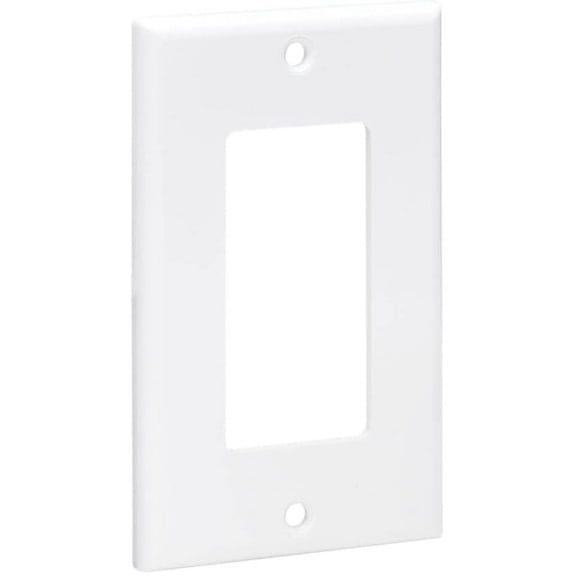 Tripp Lite Single-Gang Faceplate, Decora Style - Vertical, White (n042d-100-wh)