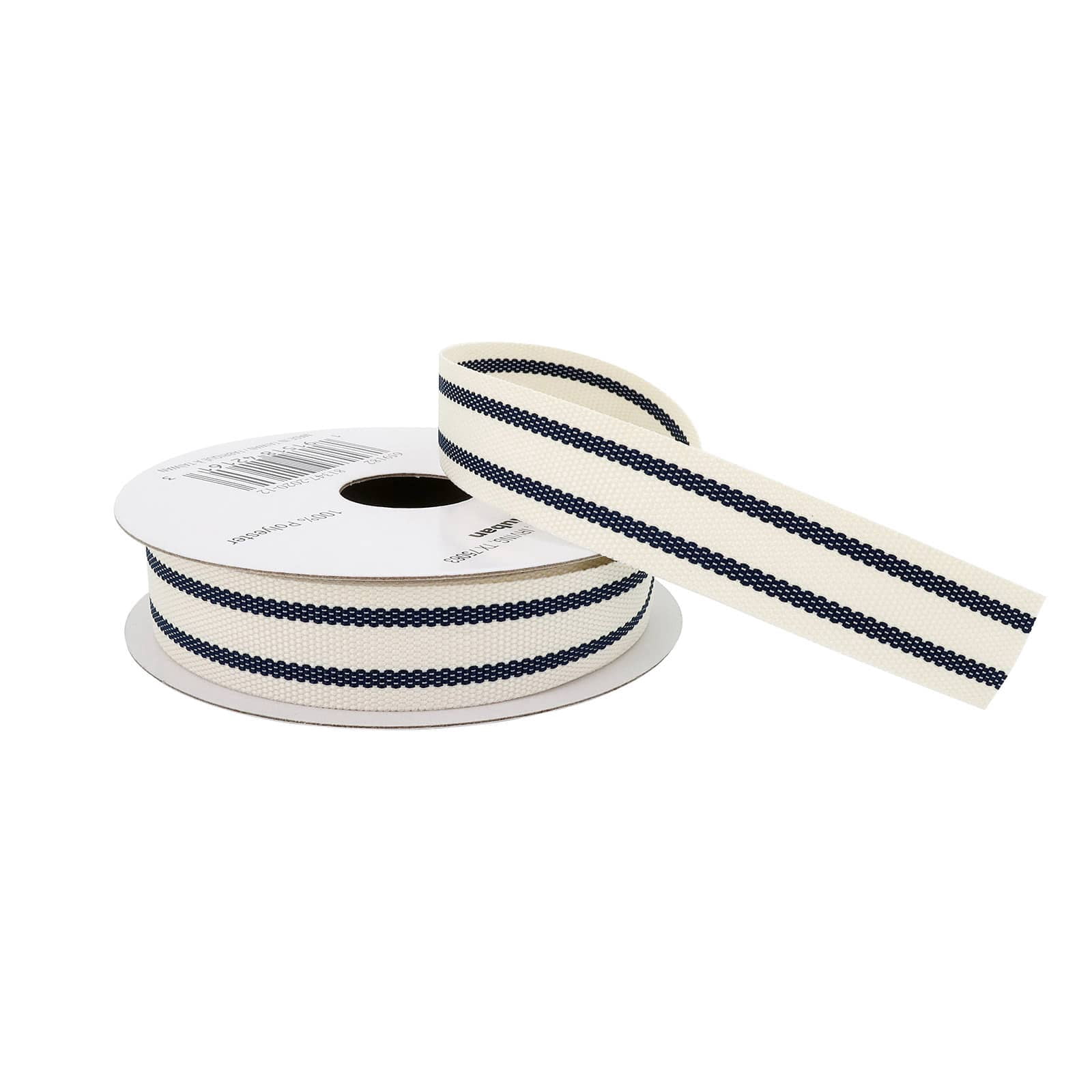 12 Pack: 5/8" x 5yd. Ticking Striped Grosgrain Ribbon by Celebrate It