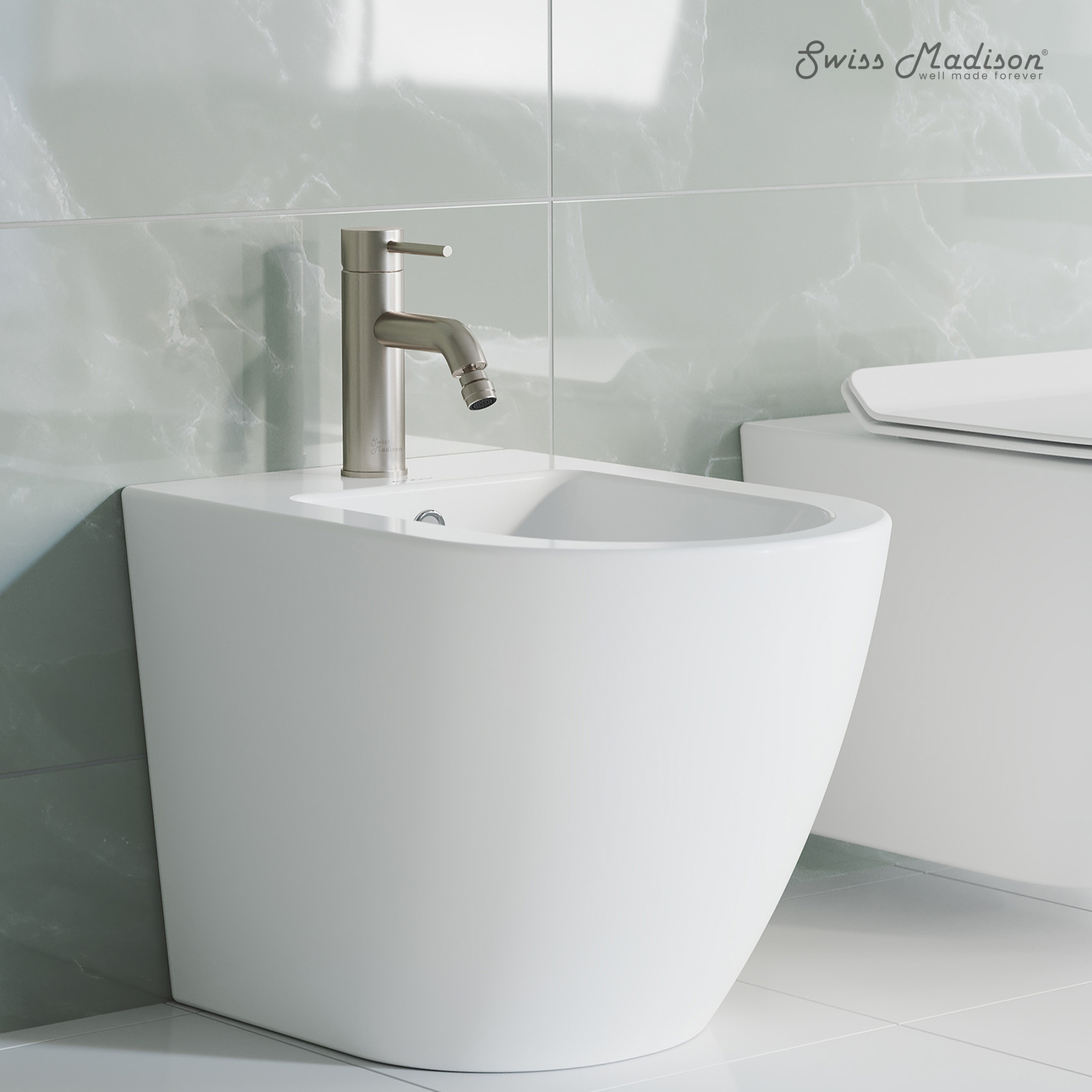 Ivy Bidet Faucet in Nickel