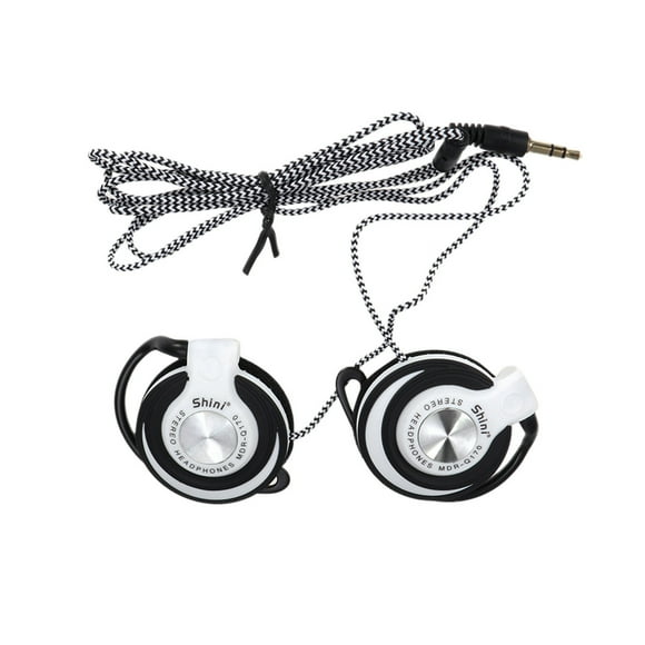 MasteelfCA Casque Filaire Clip sur Écouteurs Oreillette Écouteurs Stéréo pour Lecteur Mp3 Ordinateur