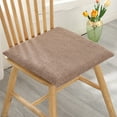 thumbnail image 1 of Fiudx Cojín de Espuma, Cojín de Asiento de Terciopelo de Peluche, Cojín Grueso y Cálido para Silla de Comedor, Espuma Viscoelástica Cómoda y Firme, Asiento Versátil para El Suelo, Relajación En La Of, 1 of 6