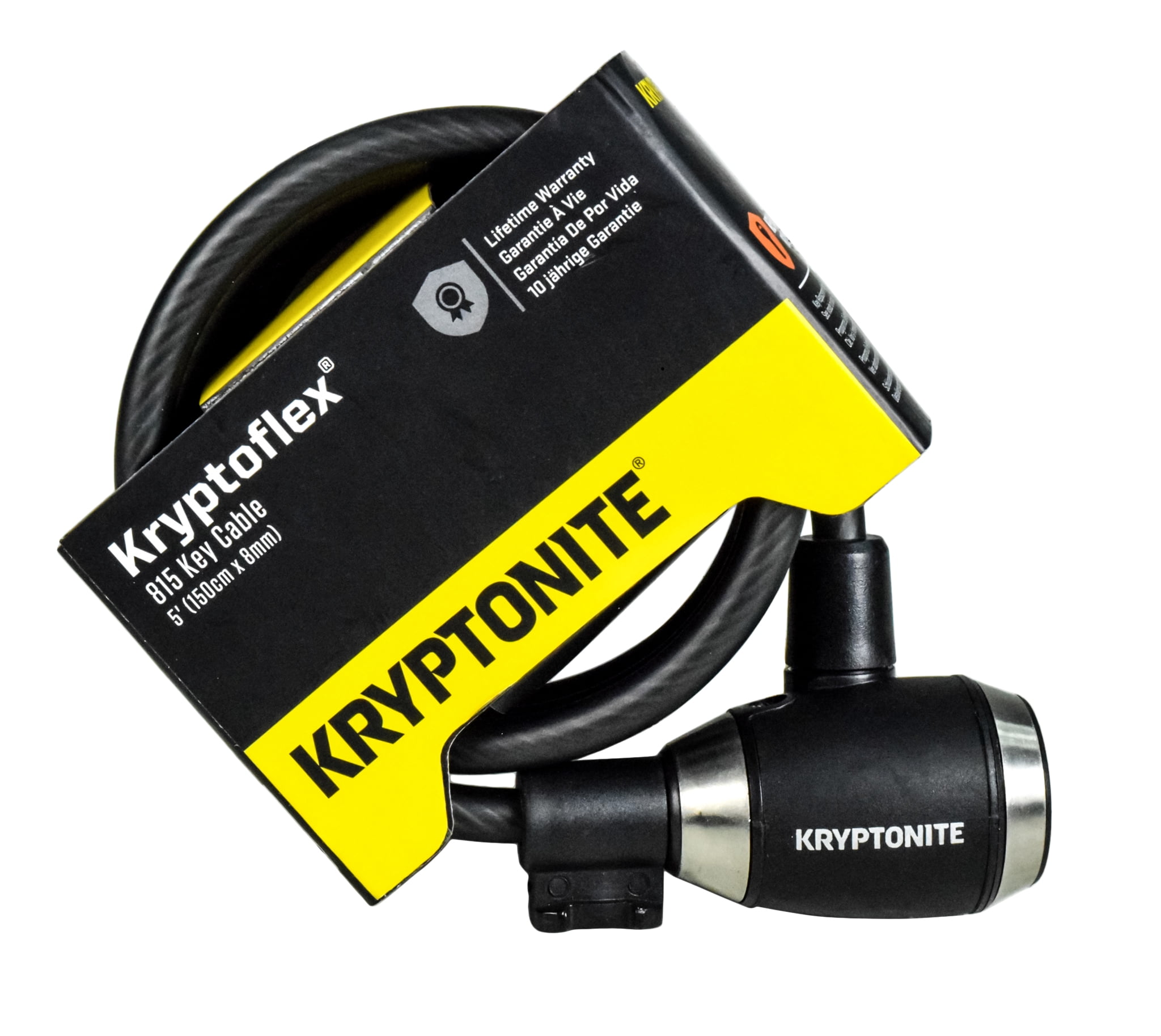 Lock Kryptonite Cable Kryptoflex 815 Combo 5foot X 8mm for sale online