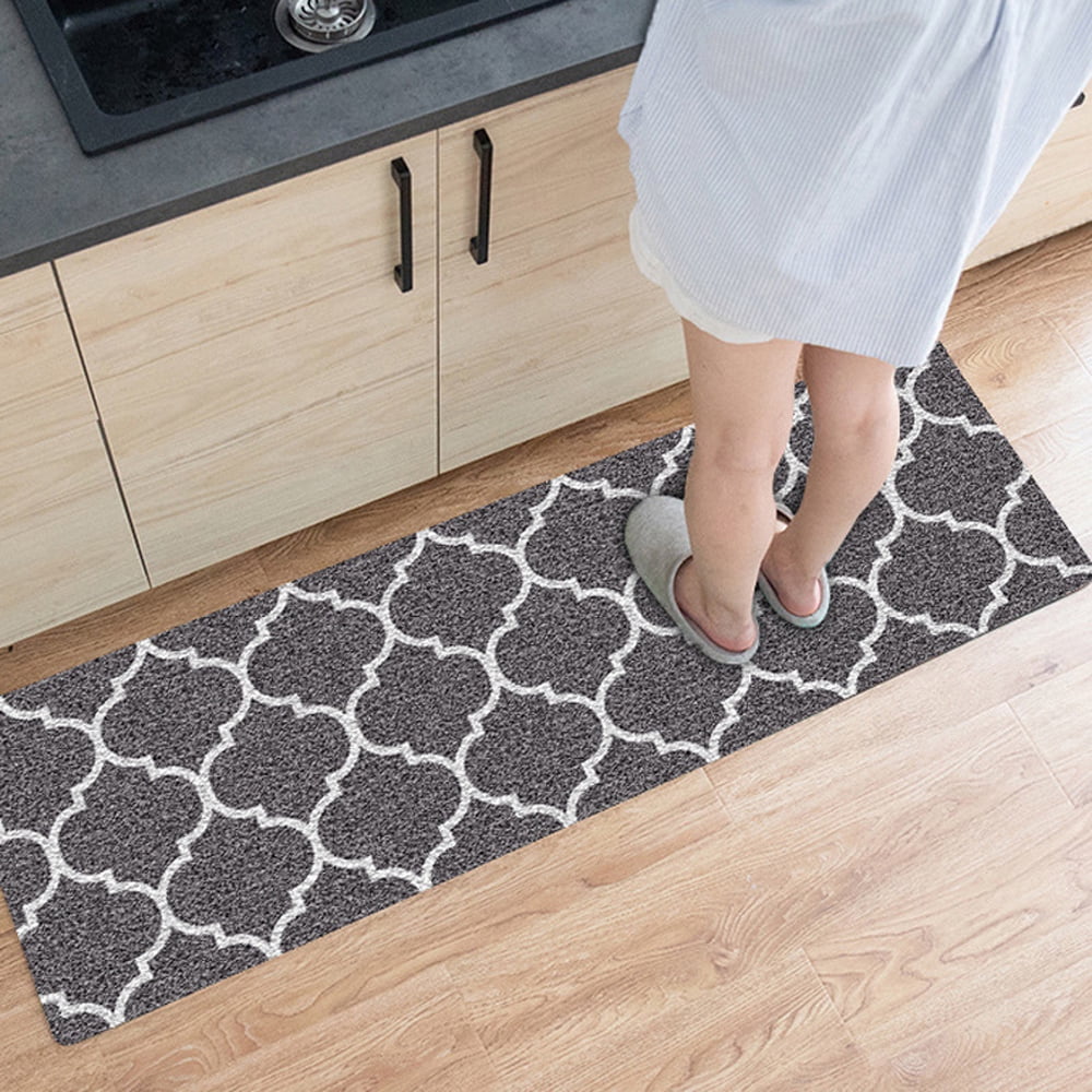 Cute Paws Printed Floor Mat Non-slip Heavy Duty Kitchen Rugs Carpet 120x40cm 