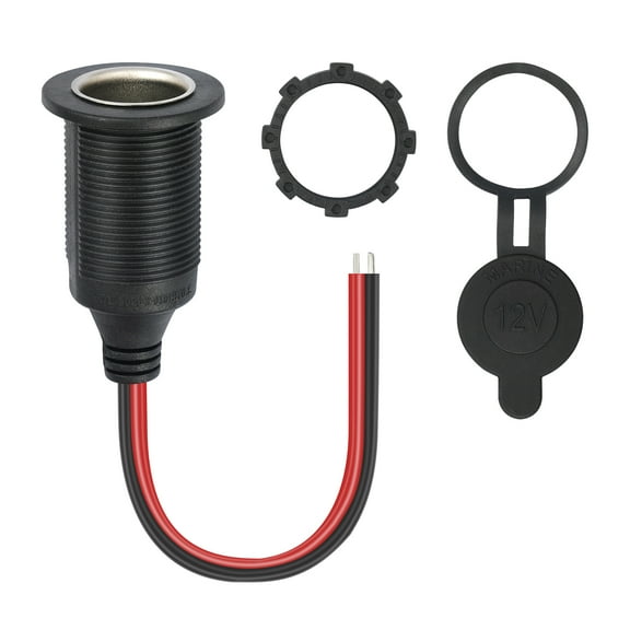 Car Cigarettes Lighters Socket 12V/24V Waterproof Plugs Power Outlet Adapters for Marine Motorcycle Truck