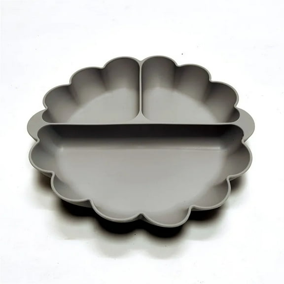 Children's silicone tableware strong suction plate baby eating feeding training bowl environmental protection easy to clean