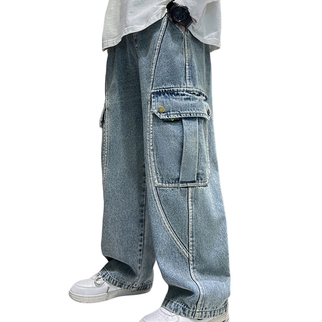 Niños Vaqueros Niñas Color Sólido Cintura ajustable con pliegues Bolsillo Casual pantalones deportivos de trabajo para niños Vaqueros de cintura ajustable