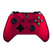 Xbox One S Wireless Controller for Microsoft Xbox One - Soft Touch Red X1 - Added Grip for Long Gaming Sessions - Multiple Colors Available