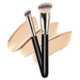 thumbnail image 2 of Makeup Brushes Set, 3Pcs Foundation Brush Flawless Concealer Brush and Dual-Ended Foundation Brush Set, 2 of 5