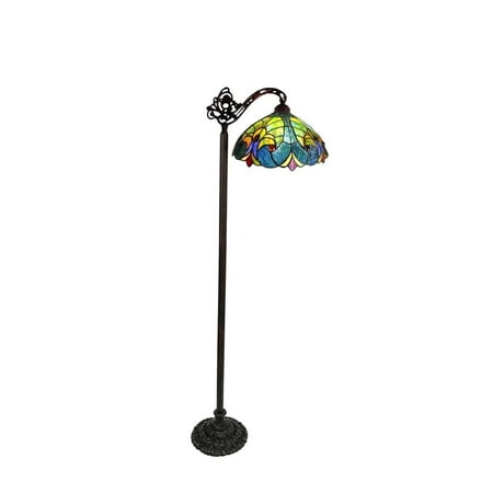 - Chloe Tiffany Style Victorian Design 1-light Dark Antique Bronze Floor Lamp