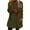Army Green, variant on Fleece Blouses for Women Red Wine Glass Print Crewneck Pullover Long Sleeve Tunic Tops Thermal Holiday Clothes