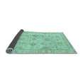 thumbnail image 2 of Ahgly Company Indoor Square Abstract Light Blue Modern Area Rugs, 8' Square, 2 of 4