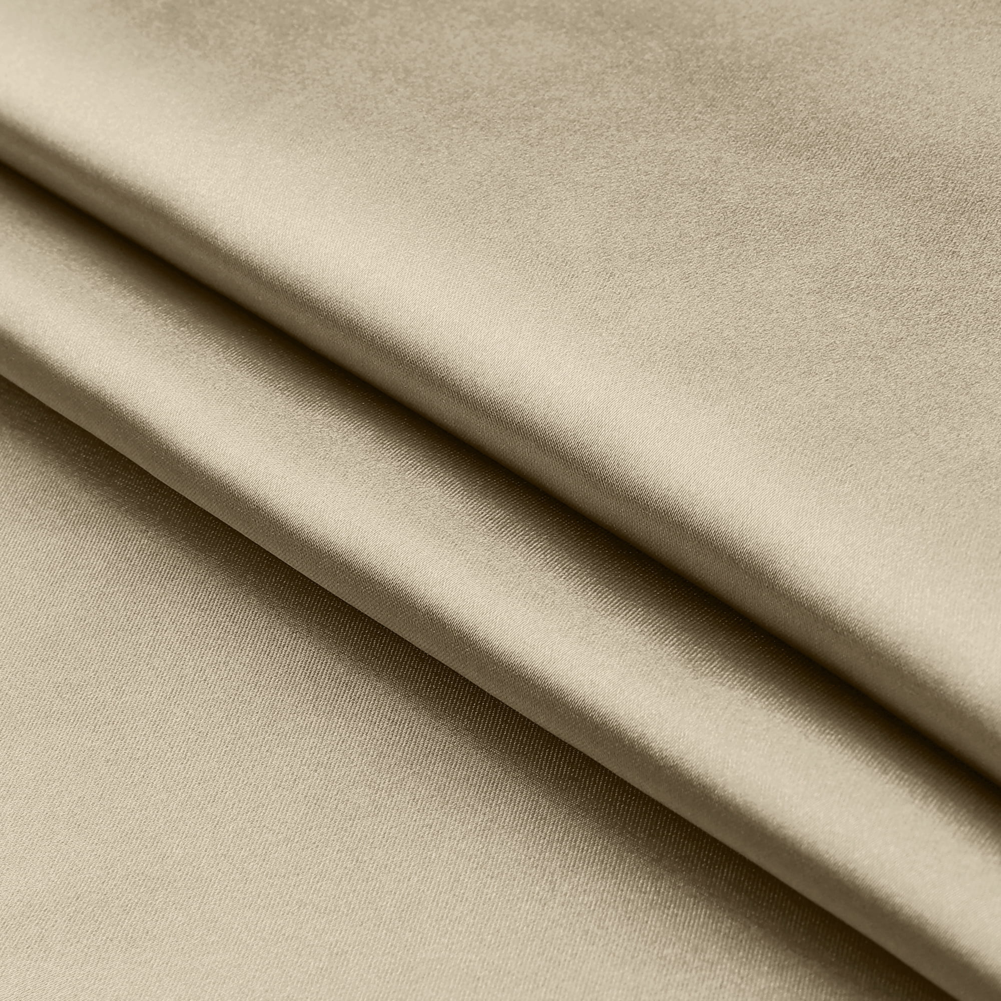 Unique Bargains Envelope Closure Soft and Smooth Satin Pillowcase (2 Count) Gold Queen