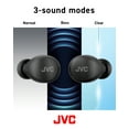 thumbnail image 6 of JVC Compact and Lightweight Gumy Mini True Wireless Earbuds Headphones, Long Battery Life (up to 23 Hours), Sound with Neodymium Magnet Driver, Water Resistance (IPX4) - HAA6TB (Black), 6 of 7