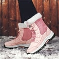 thumbnail image 4 of YOURDIARY Womens Winter Snow Boots Warm Fur Lined Mid-Calf Boots Comfortable Outdoor Anti-Slip Walking Shoes, 4 of 8