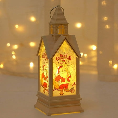 

Christmas Clearance Christmas Wind Lights Decoration Imitation LED Lights Ornaments Church Holiday Home Decoration Night Lights