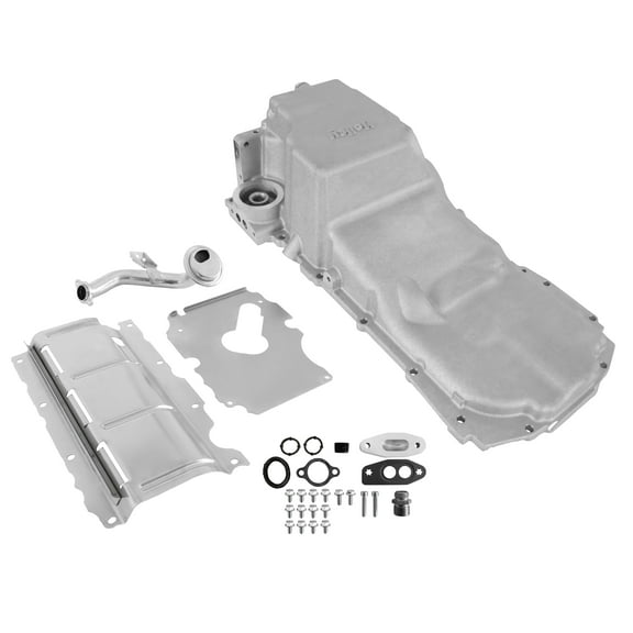 Holley 302-24 Engine Swap Oil Pan - GM® LT - 4WD Truck - Off Road - Cast Finish