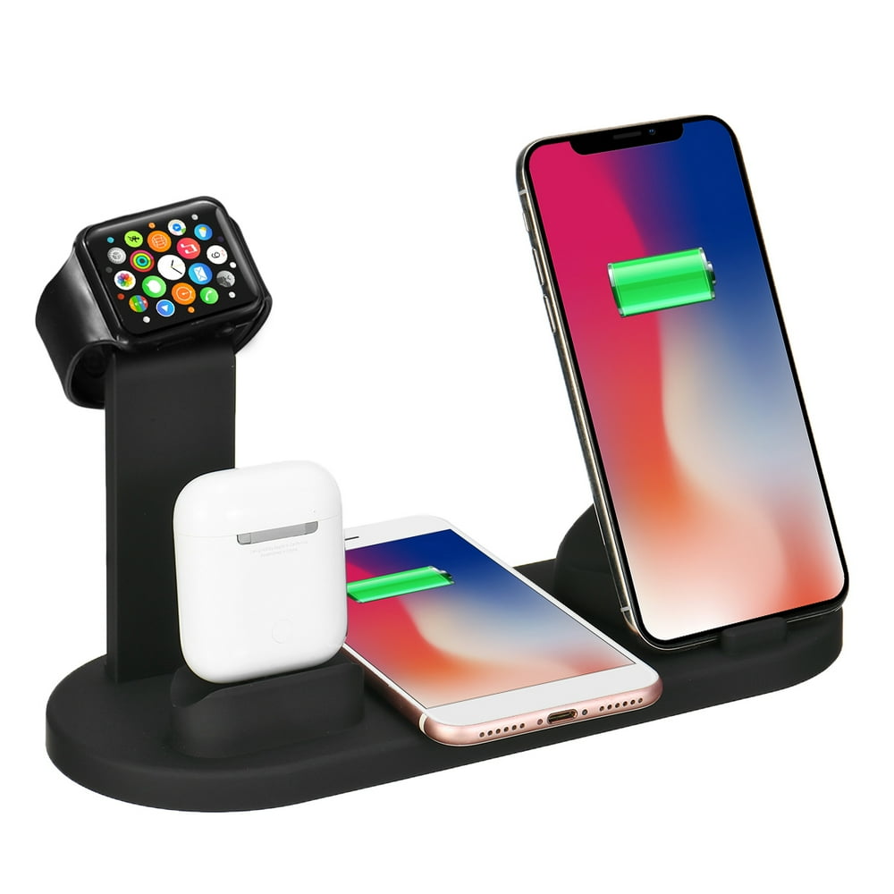 wireless charging station apple watch and iphone