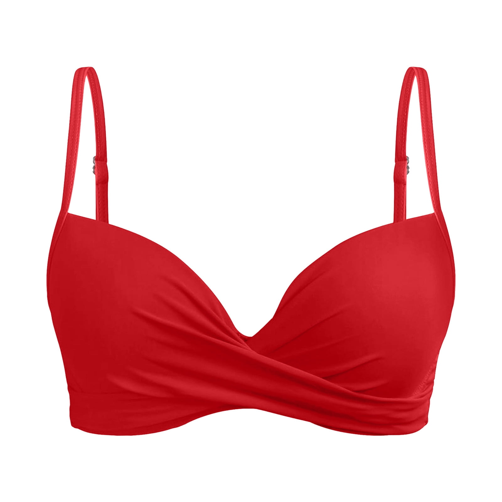 red underwire bikini top