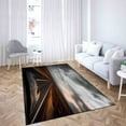 thumbnail image 3 of View Rug, Road Landscape Rug, Bridesmaid Gift Rugs, Printed Rugs, Open Road Rugs, Asphalt Road Landscape Rug, Area Rugs, Soft Rug, 2.6'x9.2' - 80x280 cm, 3 of 8