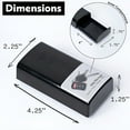 thumbnail image 3 of WYZworks XL Magnetic Key Hider Outdoor Hidden Storage Compartment for Car Key Fob, Black, 3 of 7