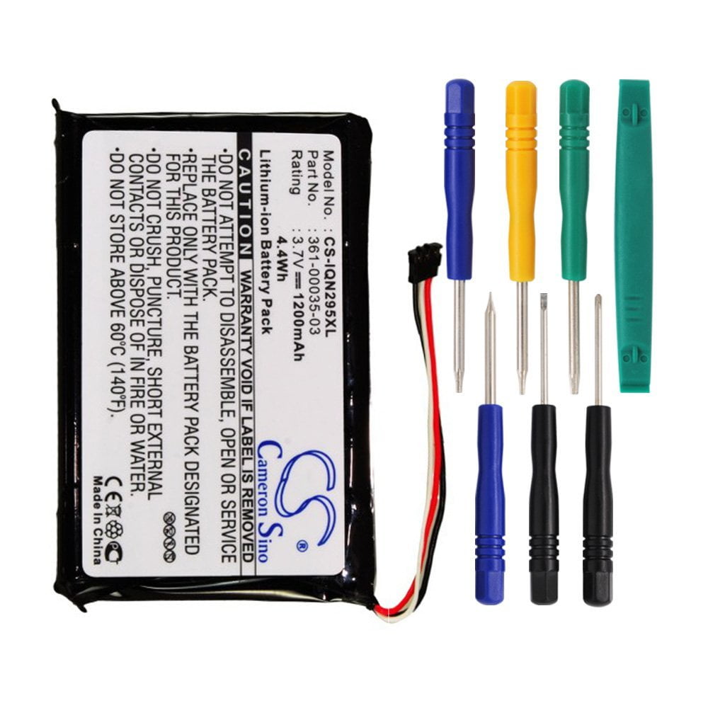 Replacement 361_00035_03 1200mAh Battery for Garmin Nuvi 2595LMT