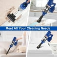 thumbnail image 6 of UMLo V11 Cordless Vacuum Cleaner, Stick Vacuum with 300W 30Kpa Powerful Suction, 4000mAh Rechargeable Battery Vacuum, Up to 60min Runtime, 6 in 1 LED Lightweight Vacuum for Pet Hair Carpet Hard Floor, 6 of 11
