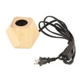thumbnail image 3 of Small Wood Table Lamp Base, Bedside Lamp Base E26 Socket Modern Small Wood Table Lamp Base For Bedroom, Living Room Or Office, 3 of 8