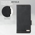 thumbnail image 6 of For Samsung Galaxy S25 Ultra Case,Premium PU Leather Wallet Case Flip Magnetic Clasp Cover with [RFID Blocking][Card Holder][Stand Function] Shockproof Protective For Samsung Galaxy S25 Ultra,Black, 6 of 9
