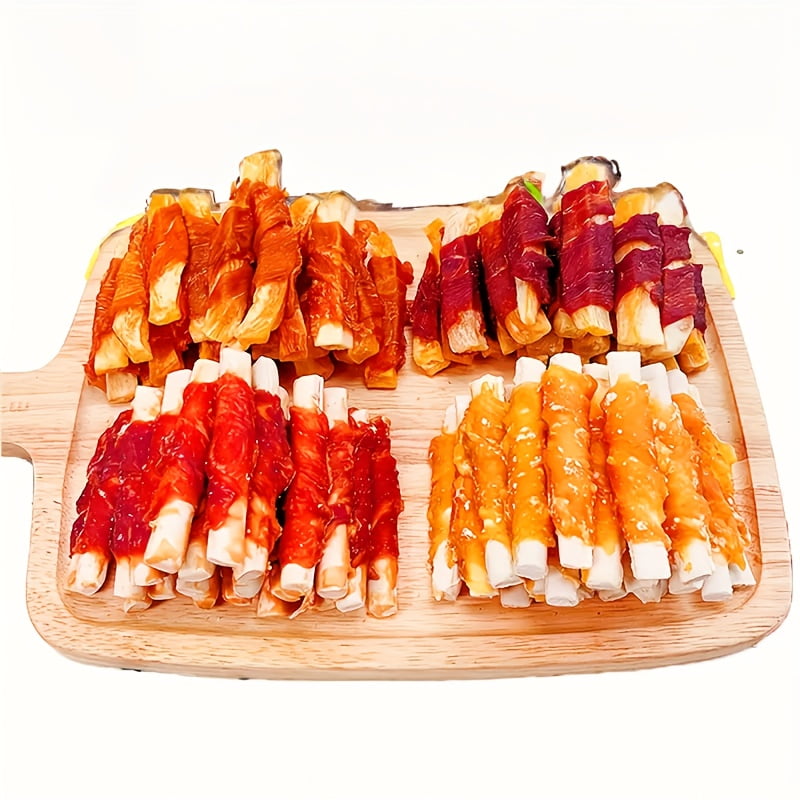 Duck Wrapped Calcium Milk Stick, Dog Treats For Small, Medium, & Large Dog - Made With Duck And Calcium Milk Stick, Healthy, Easily Digestible, And High Protein Reward Training Treats For Dogs