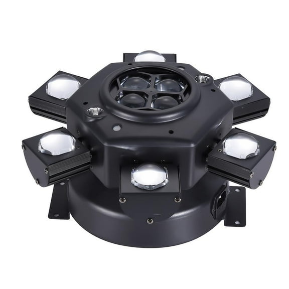 ZHON 4 Arms Moving Head DJ Light, Voice Control ,LED Stage Light RGBW Party DJ Lighting Sound Activated DMX 512 for Wedding Disco Music Pub