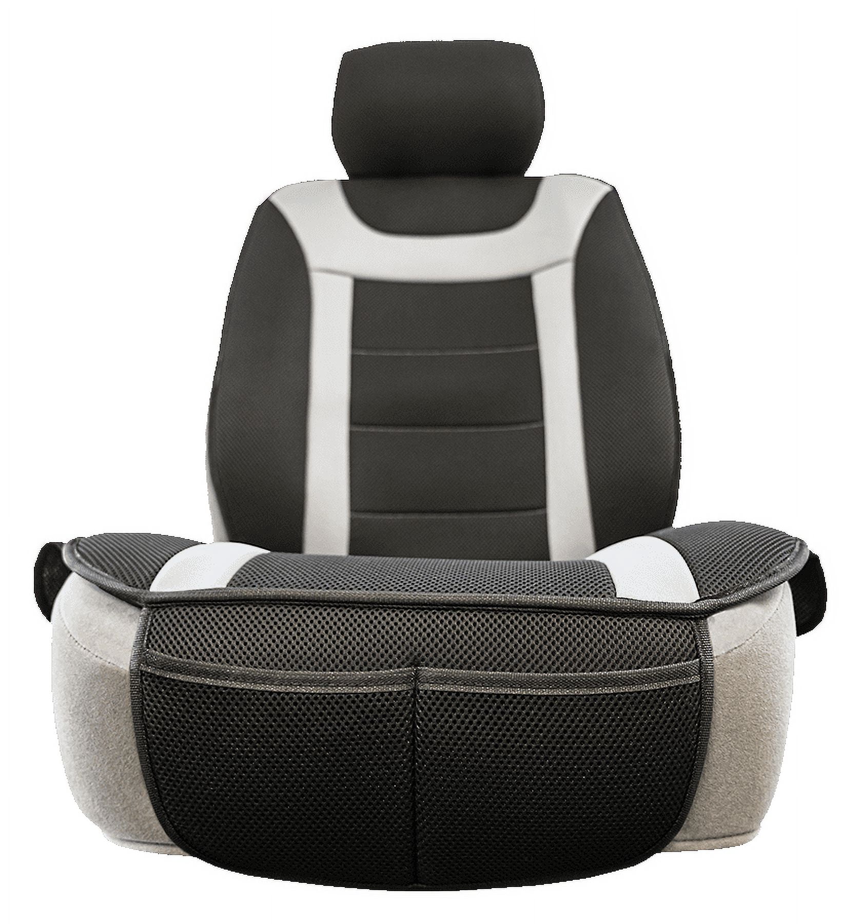 Seat Designs Comfort Cushion, Black and Grey, Automotive Seat Cushions