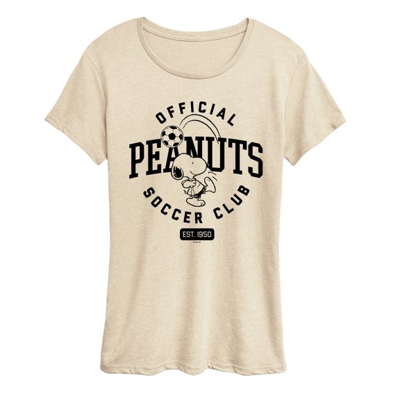 Peanuts - Peanuts Soccer Club - Women's Short Sleeve Graphic T-Shirt