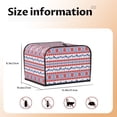 thumbnail image 5 of Daiia red blue Snow Mountain Pattern 4 slice Toaster Cover, Toaster Appliance Dust-proof Cover For Kitchen Small Appliance Dust Cover and Fingerprint Protection, 5 of 7