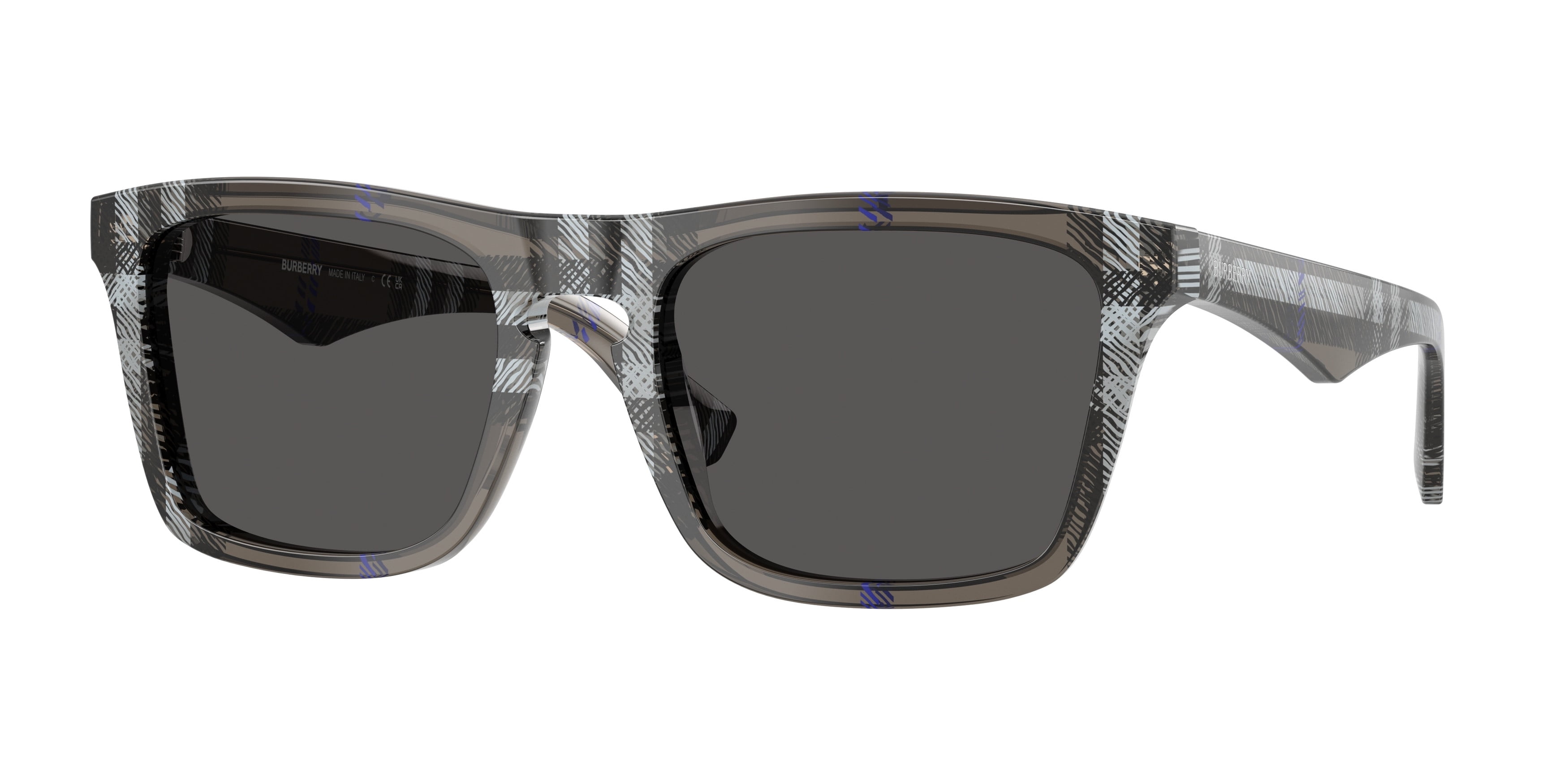 Burberry BE 4348 Plastic Mens Square Sunglasses 52mm - Walmart.com
