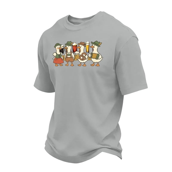 Oktoberfest T Shirt for Men Beer Print German Beer Festival Short Sleeve Tee Tops