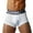 White, variant on Sngxgn Men's Breathable Trunks Underwear Covered Band(Blue,XL)