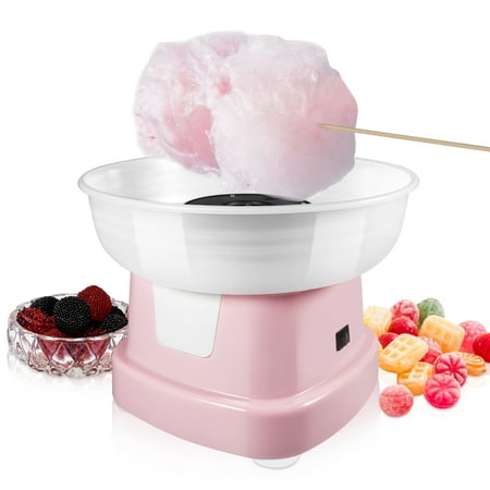 

JLLOM Cotton Candy Machine Cotton Candy Maker for Kids Home Birthday Family Party Gift with 20 Colorful Sticks