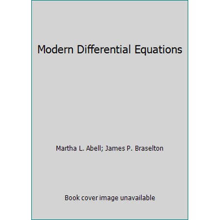 Modern Differential Equations [Hardcover - Used]