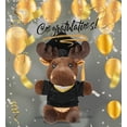 thumbnail image 5 of DolliBu Standing Moose Graduation Plush Toy - Snug-Mooshies Moose Plush Graduation Stuffed Animal Dress Up with Graduation Gown and Cap with Tassel Outfit - Congratulatory Graduation Gift - 7 Inches, 5 of 7