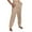 Beige, variant on Women's Straight Leg Fleece Lined Sweatpants, High Waist Tapered Yoga Pants with Drawstring and Pockets, Comfortable Joggers for Running, Workout, Lounge, and Casual Winter Wear Beige L