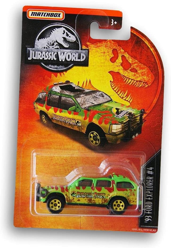  Caja de cerillas Jurassic World Coche
