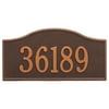 Personalized Whitehall Rolling Hills 1-Line Grand Wall Plaques in Antique Copper