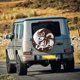 thumbnail image 5 of Fotbe Vintage Husky Dog Funda de Llanta de Repuesto con Estampado, Engrosada, Ajuste Universal para Jeep, Remolque, RV, SUV, Camión-16 inch, 5 of 6