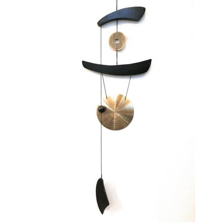 THY COLLECTIBLES Feng Shui Brass Gong Wind Chime for Patio, Garden, Terrace, Balcony Or Any Room - Beautiful Decor