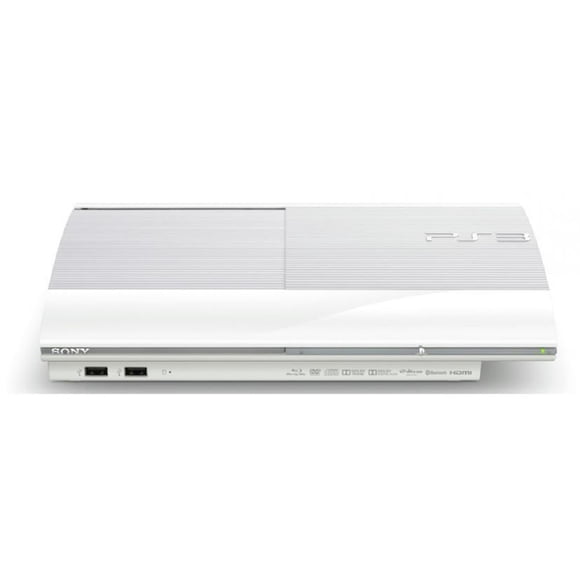 Consola Playstation PS3 Restaurada, Solo Sistema de Juego, Color Blanco (Reacondicionado)