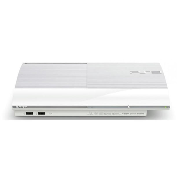 Consola Playstation PS3 Restaurada, Solo Sistema de Juego, Color Blanco (Reacondicionado)
