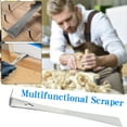 thumbnail image 2 of Stainless Steel Bar Multi Functional Scraper Stainless Steel Glossy Flat Mouth Brushed Scraper Wooden Door Cover Multifunctional Pry Bar, 2 of 9