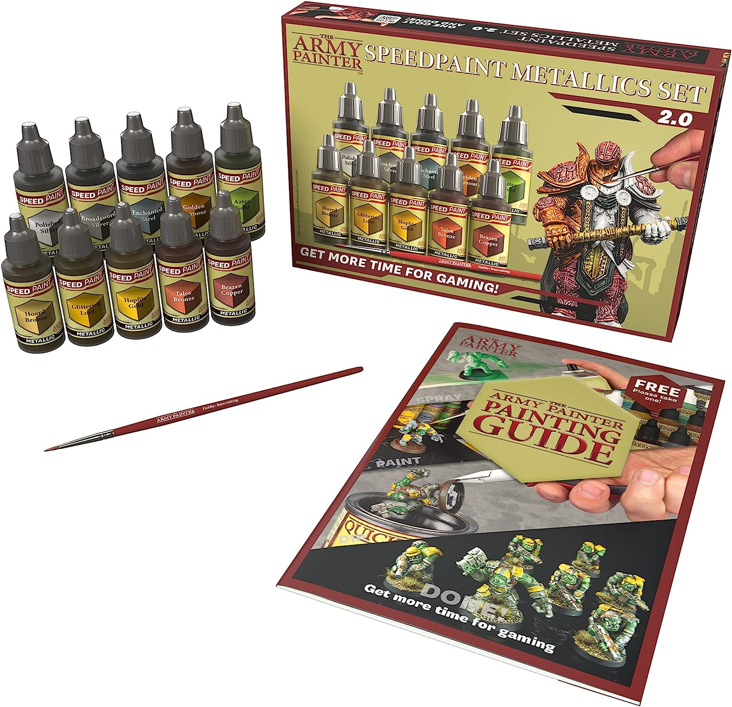 Army Painter, The Speedpaint Metallics Set 2.0 New