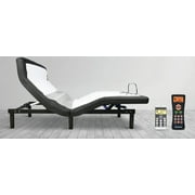 Luxurious Softform Adjustable Bed Base - Customizable Positions, Presets, Massage, LED Lights - Wireless Remote or App Control