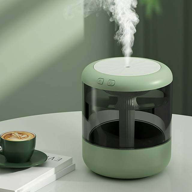 EGNMCR USB Humidifier With Colorful Light ,Large Capacity 1.2L Quiet Cool Mist Humidifier For Bedroom And Office ,Plants, Easy To Clean, Mother's Day Gift Ideas